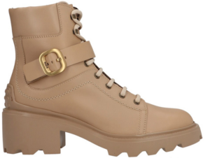 Giày Tod's Woman Boots In Leather 'Beige' XXW08D0EB33QGWM021