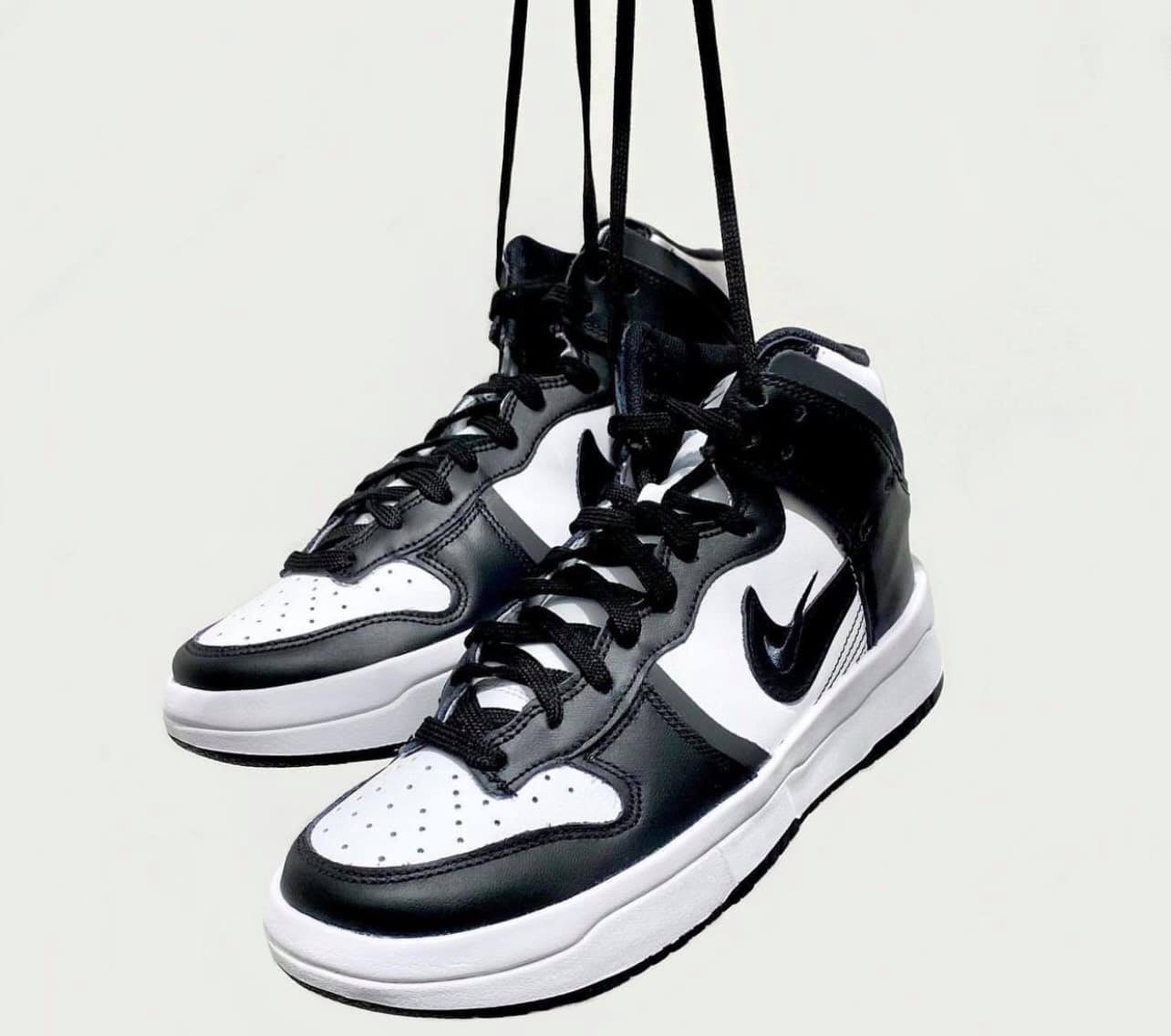 Giày Nike Dunk High Rebel 'Black White' DH3718-104 - Ảnh 9