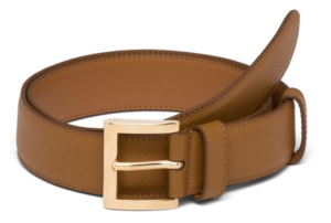 Thắt Lưng Prada Saffiano Leather Belt 1CC156053F0040