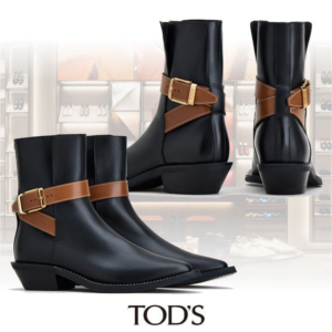 Alternative view of Giày Tod's Wmns Black Leather Ankle Boots XXW04I0EQ50I452442