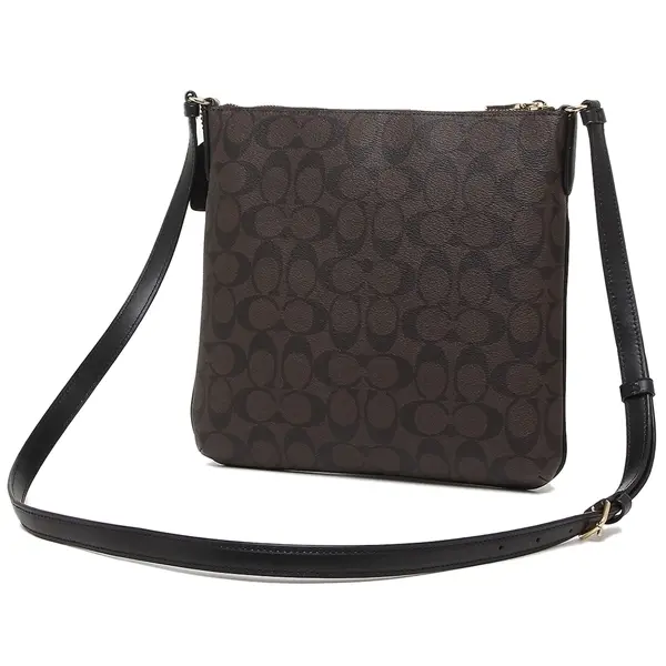 Alternative view of Túi Coach Rowan File Bag Brown Black C1554 IMAA8