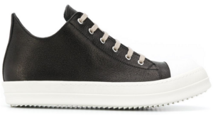 Giày Rick Owens Black Low Sneakers RU20F3891