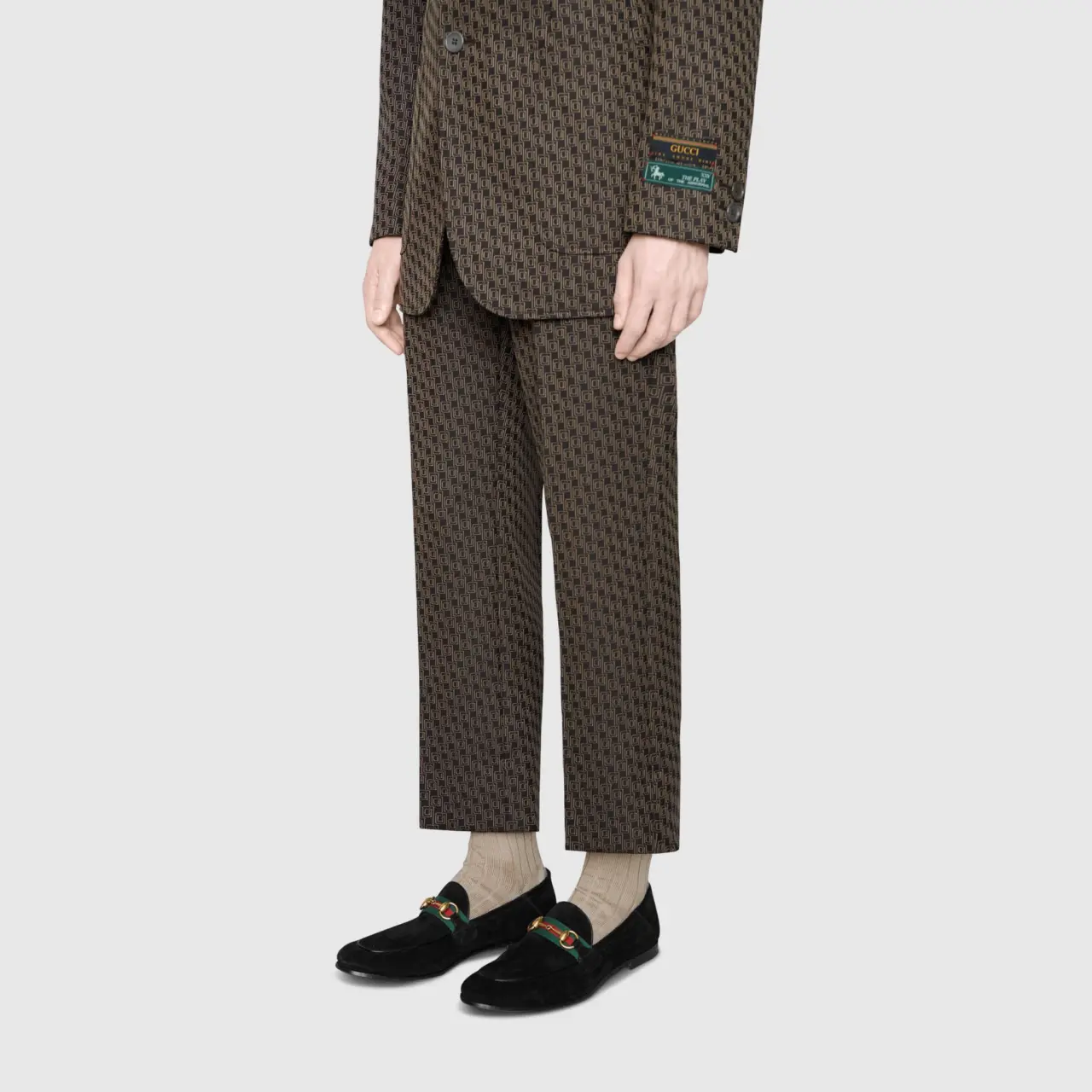 Alternative view of Giày Gucci Horsebit Suede Loafer 581513-1M620-1074