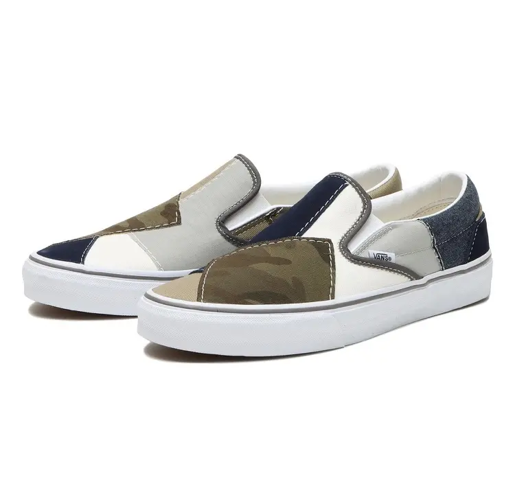 Alternative view of Giày Vans Slip-On Splicing 'Blue Brown' VN0000SHCMA