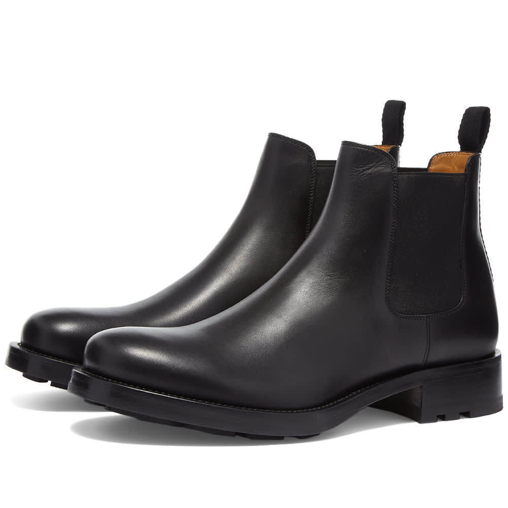 Giày Valentino Garavani Roman Stud Calfskin Chelsea Boot WY2S0E58ZQK0NO - Ảnh 2