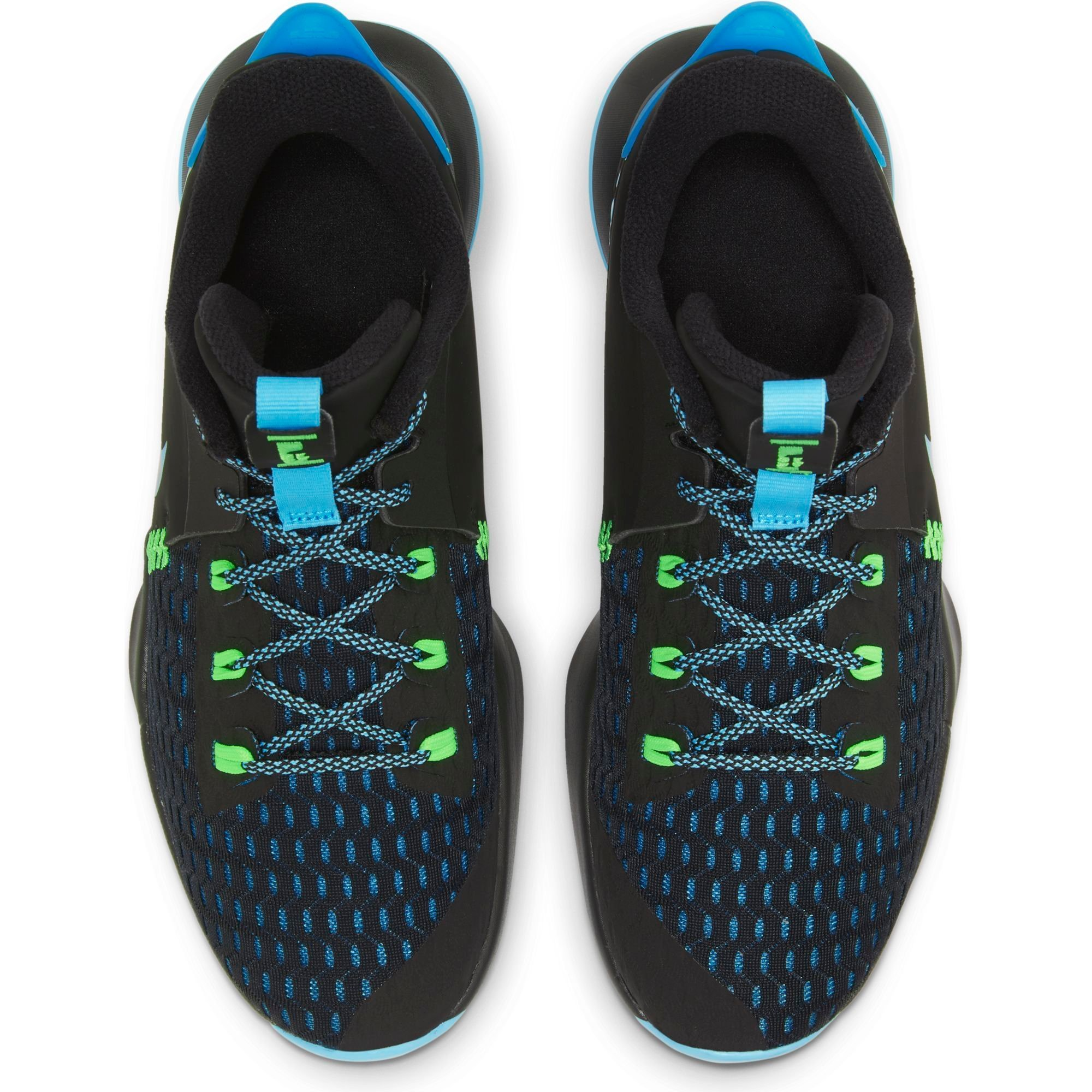 Giày Nike LeBron Witness 5 'Black Light Blue Fury' CQ9380-004 - Ảnh 6