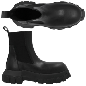 Alternative view of Giày Rick Owens Chunky Black Leather Boots RP02A7881LDE-99