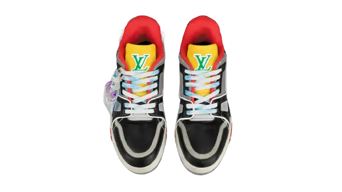 Alternative view of Giày Louis Vuitton Trainer Monogram Red Yellow 1A8Q95