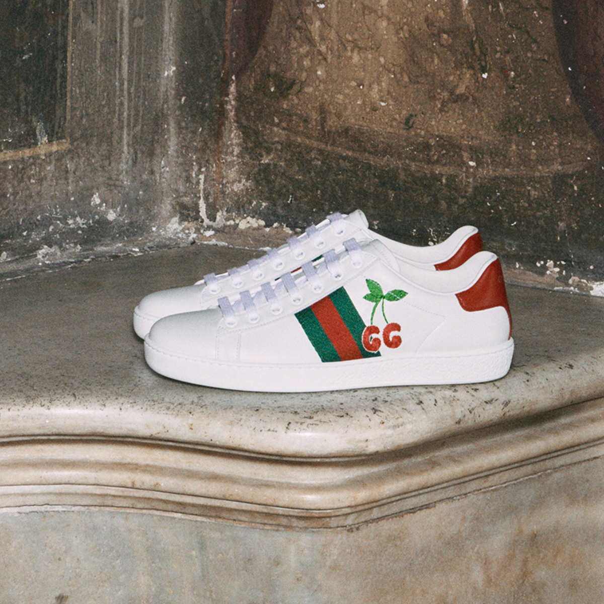 Giày Gucci Wmns Ace GG 'Cherry' 653135 1XG60 9065 - Ảnh 3