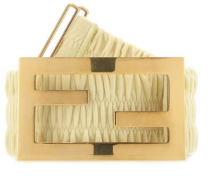 Thắt Lưng Fendi FF Ruched Belt 8C0621ADLM-F1CHC