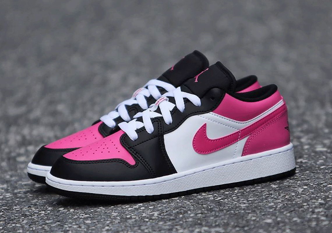 Giày Nike Air Jordan 1 Low GS 'Pinksicle' 554723-106 - Ảnh 5