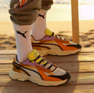 Alternative view of Giày Puma x Romero Britto RS-Connect 'Yellow' 382168-01