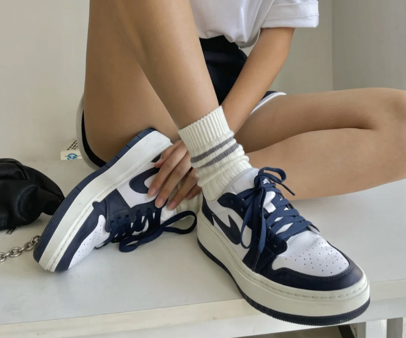 Giày Nike Air Jordan 1 Low Elevate 'Navy White' DH7004-141 - Ảnh 3