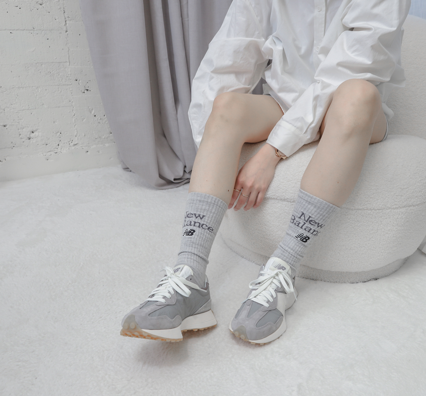 Giày New Balance 327 'Clean Vintage Overcast' MS327KA1 - Ảnh 3