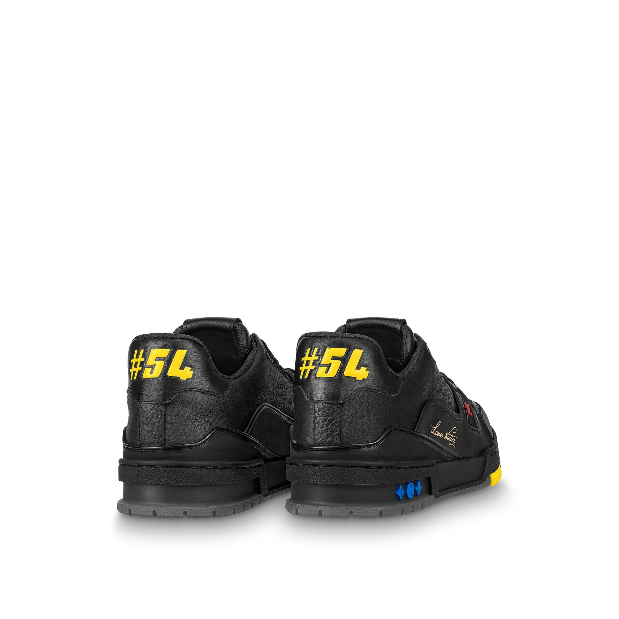 Giày Louis Vuitton LV Trainers 2021 'Black Yellow' 1A8ZQ9 - Ảnh 6