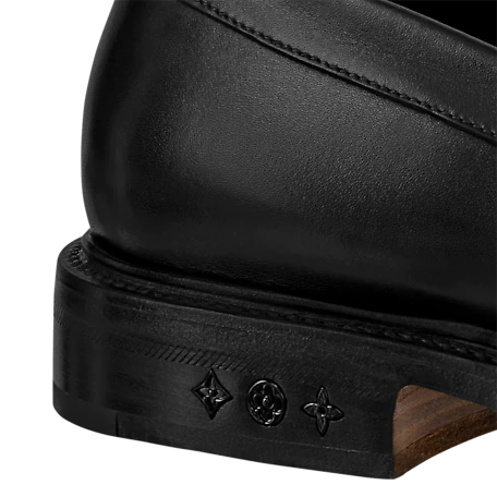 Giày Louis Vuitton Vendome Flex Loafers Black 1A9A9W - Ảnh 4