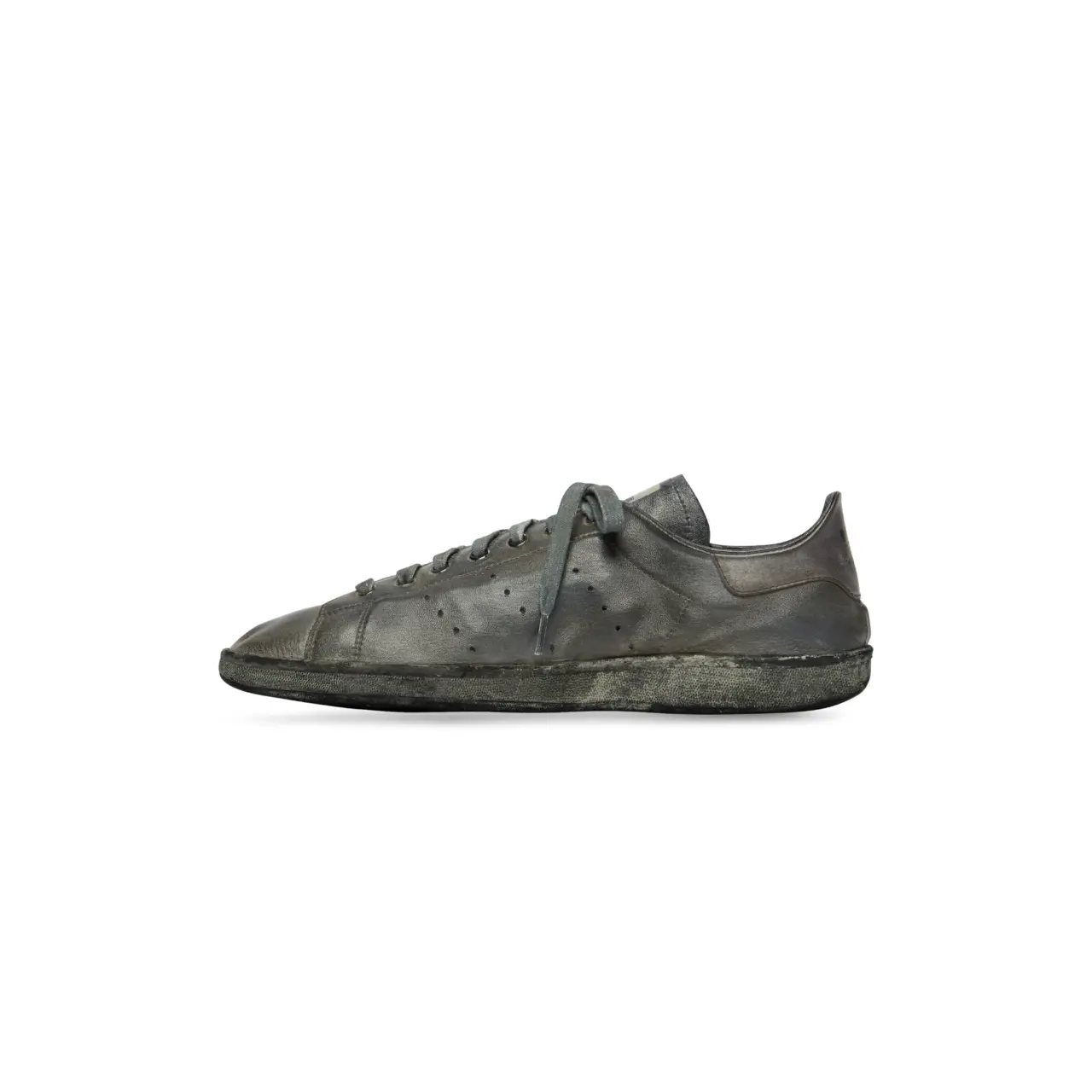 Giay Balenciaga x Adidas Stan Smith Worn-Out 'Black' 721835-WBDV5-1000