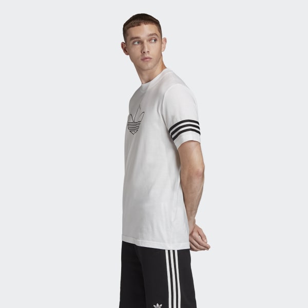 Áo Adidas Outline Tee White FM3894 - Ảnh 4