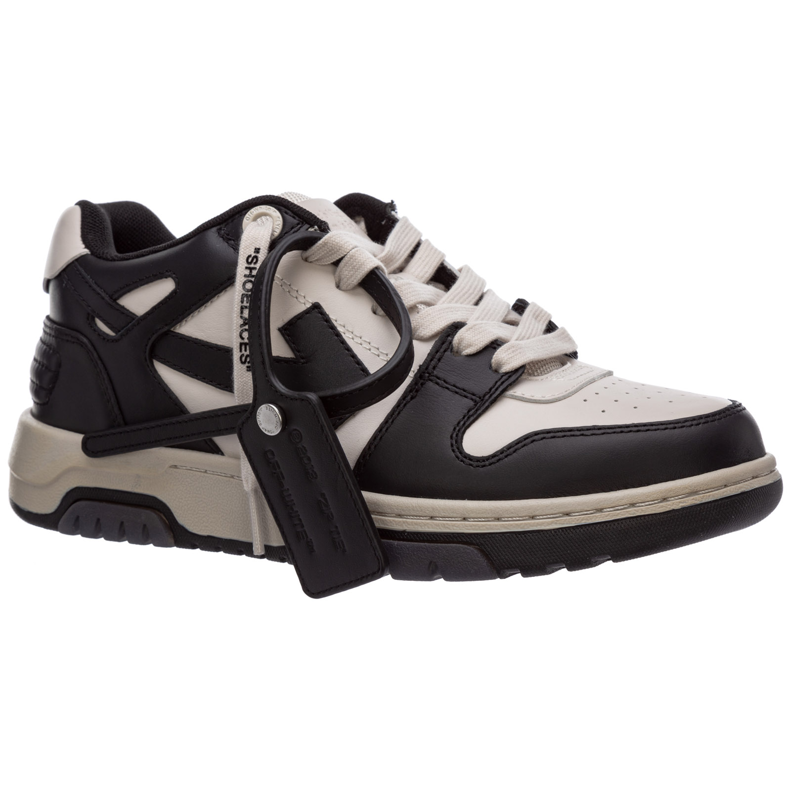 Giày Off-White Wmns Out of Office 'Black Beige' OWIA259S21LEA001-6110 - Ảnh 3