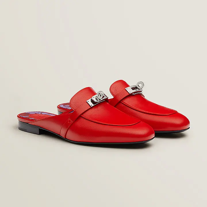 Alternative view of Giày Hermes Oz Mule 'Rouge À Lèvre' H221082Z8K360