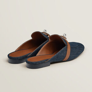 Alternative view of Giày Hermes Oz Mule 'Bleu Brut' H221084Z48350