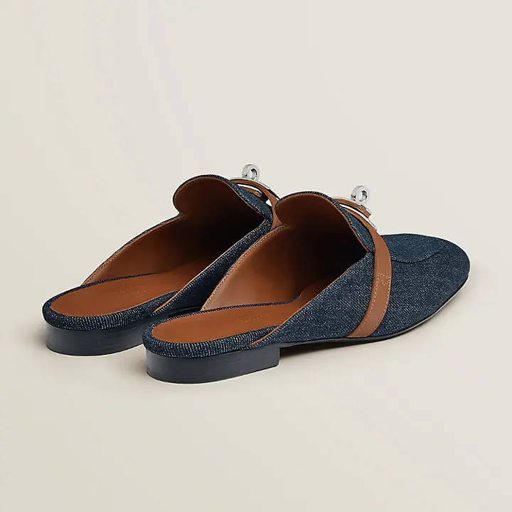 Alternative view of Giày Hermes Oz Mule 'Bleu Brut' H221084Z48350