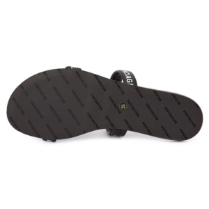 Dep Balenciaga Round Flat Slippers Sandals 'Black' 694999-WCAE1-1090