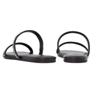 Dep Balenciaga Round Flat Slippers Sandals 'Black' 694999-WCAE1-1090