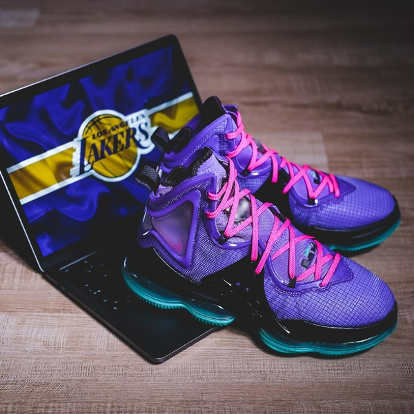 Giày Nike LeBron 19 EP 'Purple Teal' DC9340-500 - Ảnh 6