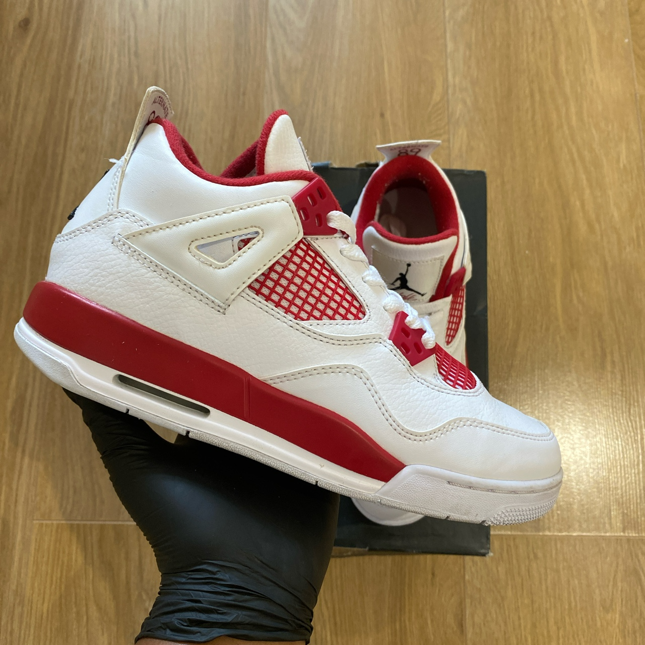 Giày Nike Air Jordan 4 Retro BG 'Alternate 89' 408452-106 - Ảnh 3