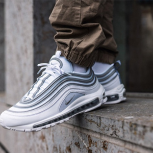 Alternative view of Giày Nike Air Max 97 'White Silver' 921826-105