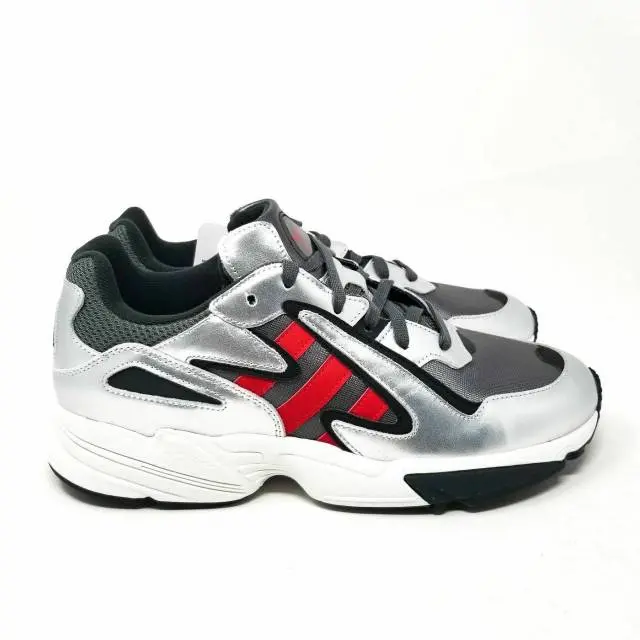 Alternative view of Giày Adidas Yung-96 Chasm 'Silver Metallic Scarlet' EE7240