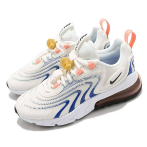 Alternative view of Giày Nike Wmns Air Max 270 React ENG 'Sail Racer Blue' CW8605-100