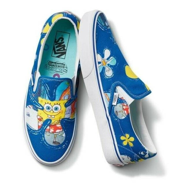 Giày Vans SpongeBob SquarePants x Classic Slip-On 'AlohaBob' VN0A33TBYZ1 - Ảnh 3