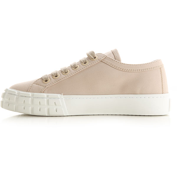 Giày Prada Wmns Gabardine Fabric Beige 1E939L-GUD-F0065 - Ảnh 4