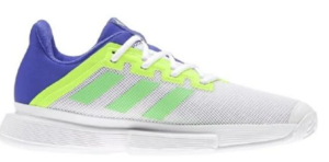 Giay Tennis Adidas Solematch Bounce Tokyo 'Neon Blue White' GY7644
