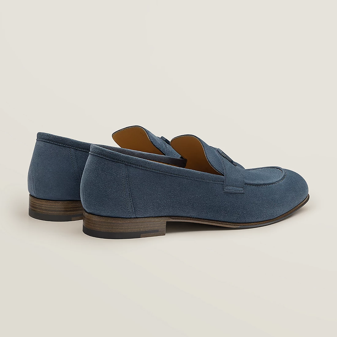 Giày Hermes Paris Loafer 'Celestial Blue' H192437ZAQ8420 - Ảnh 2