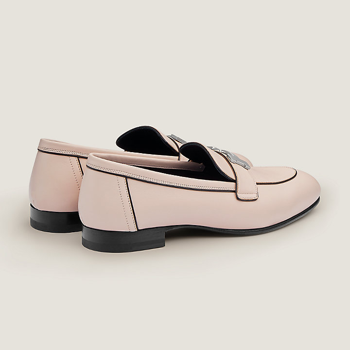 Giày Hermes Paris Loafer 'Rose Pétale' H221004ZP6360 - Ảnh 3