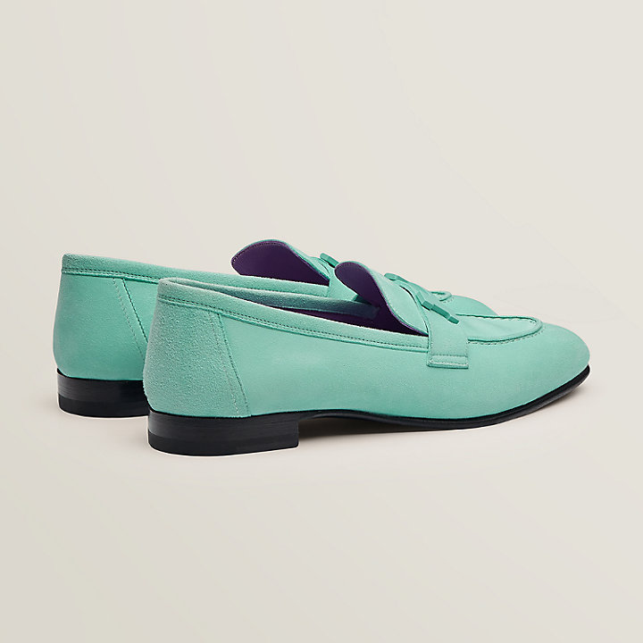 Giày Hermes Paris Loafer 'Vert Embrun' H221065Z08385 - Ảnh 3