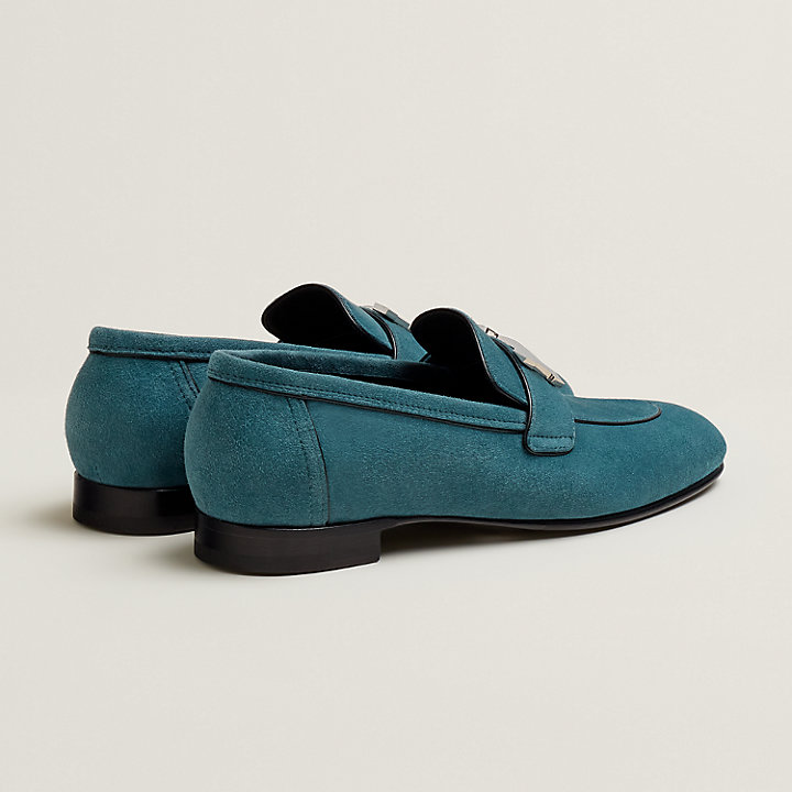 Giày Hermes Paris Loafer 'Bleu Canary' H222067ZG9360 - Ảnh 3