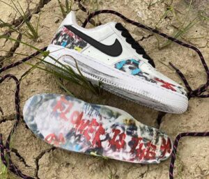 Alternative view of Giày Nike G-Dragon x Air Force 1 '07 'Para-Noise 2.0' DD3223-100