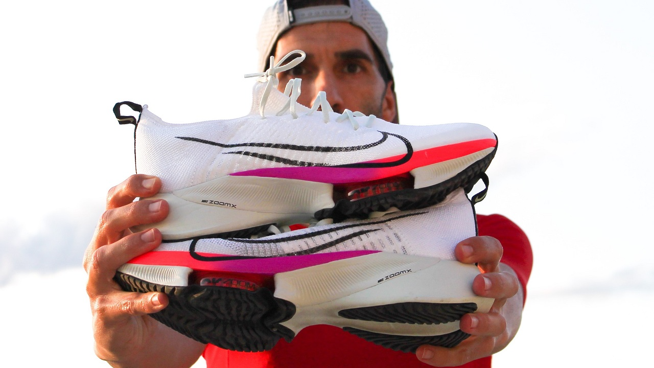 Giày Nike Air Zoom Tempo Next% Flyknit White Hyper Violet CI9923-100 - Ảnh 5