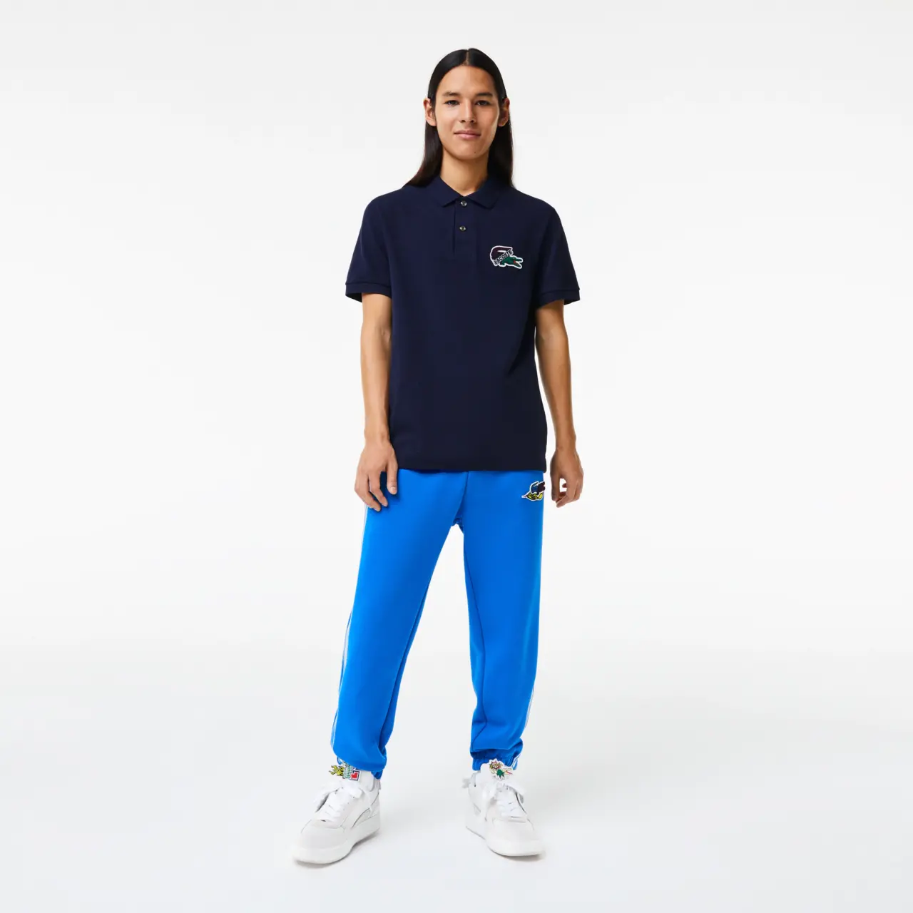 Ao Lacoste Organic Cotton Pique Polo 'Blue' PH1369-166