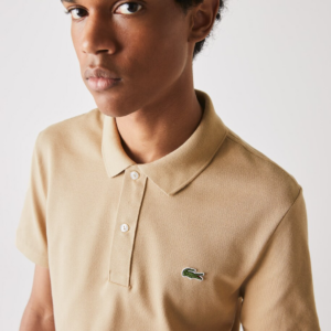 Alternative view of Áo Lacoste Slim fit Polo Shirt 'Beige' PH4012-51-02S
