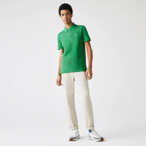 Alternative view of Áo Men's Lacoste Regular Fit Badge Cotton Pique Polo Shirt PH9761-QMN