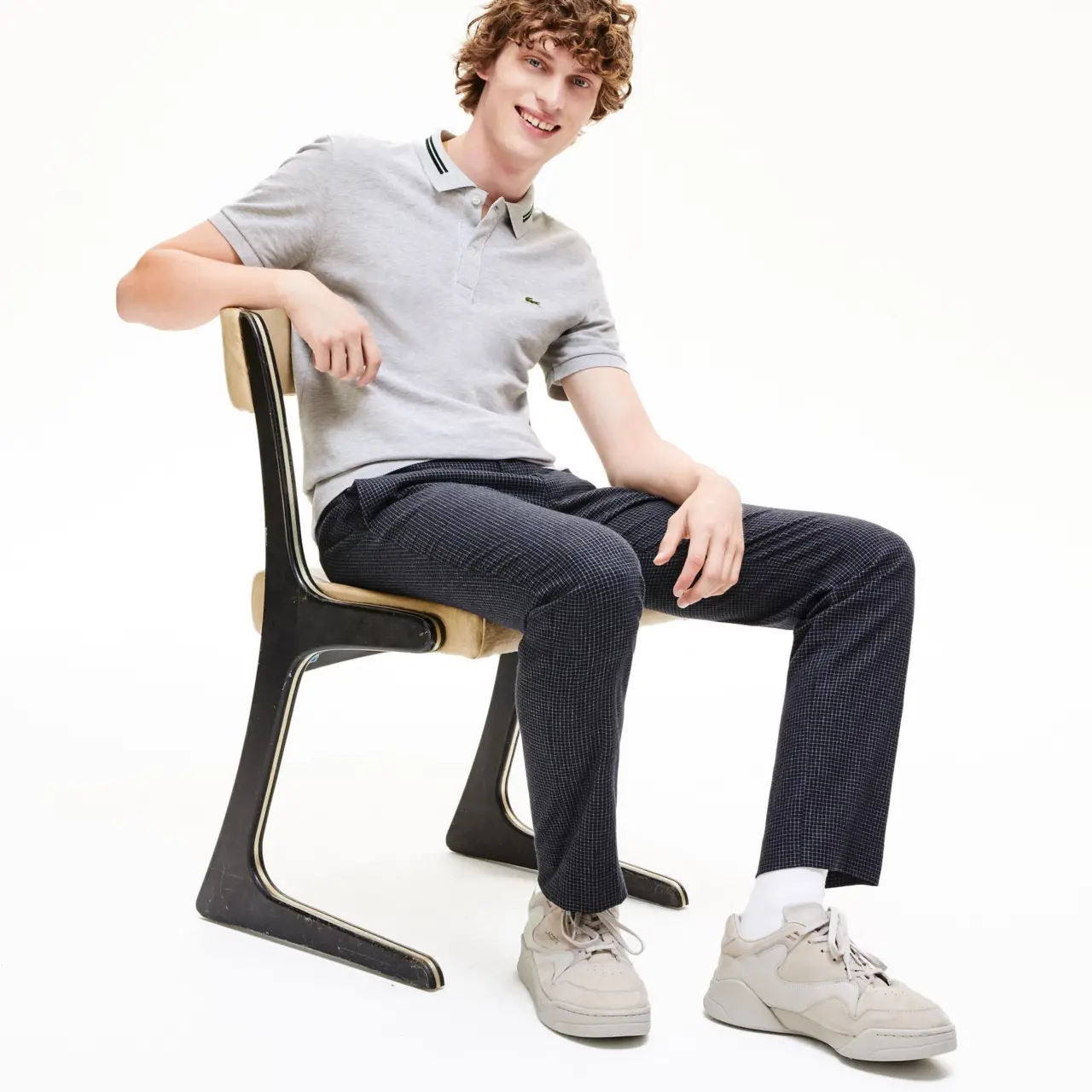 Alternative view of Áo Lacoste Polo Pique Cotton Grey CCA PH8522-51-CCA