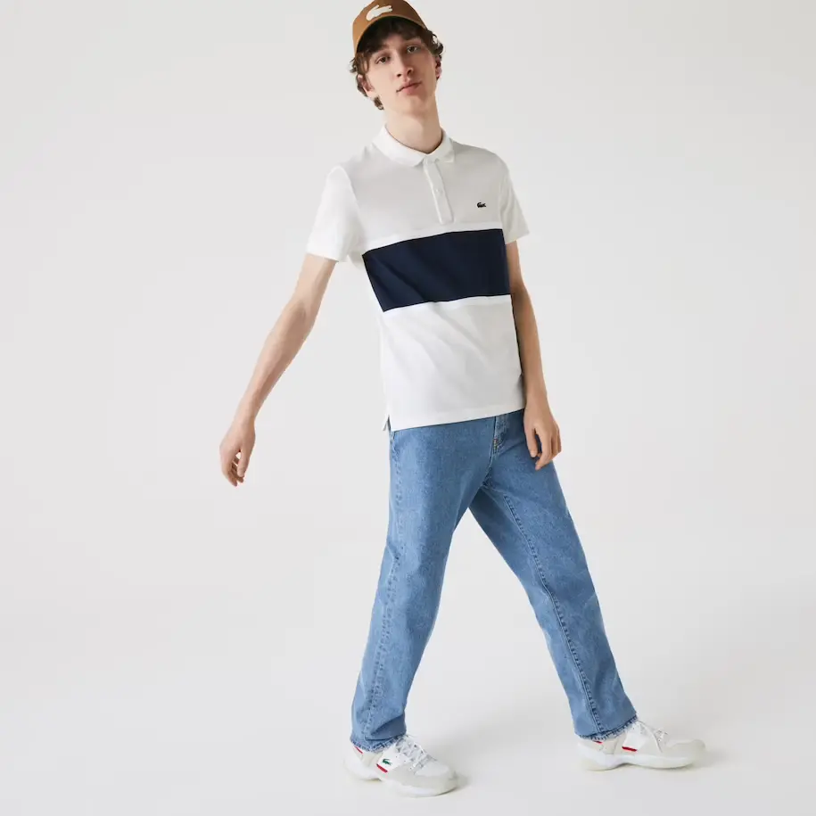 Alternative view of Áo Lacoste Men's Color Matching Cotton Pique Polo PH9849-51G-NL3