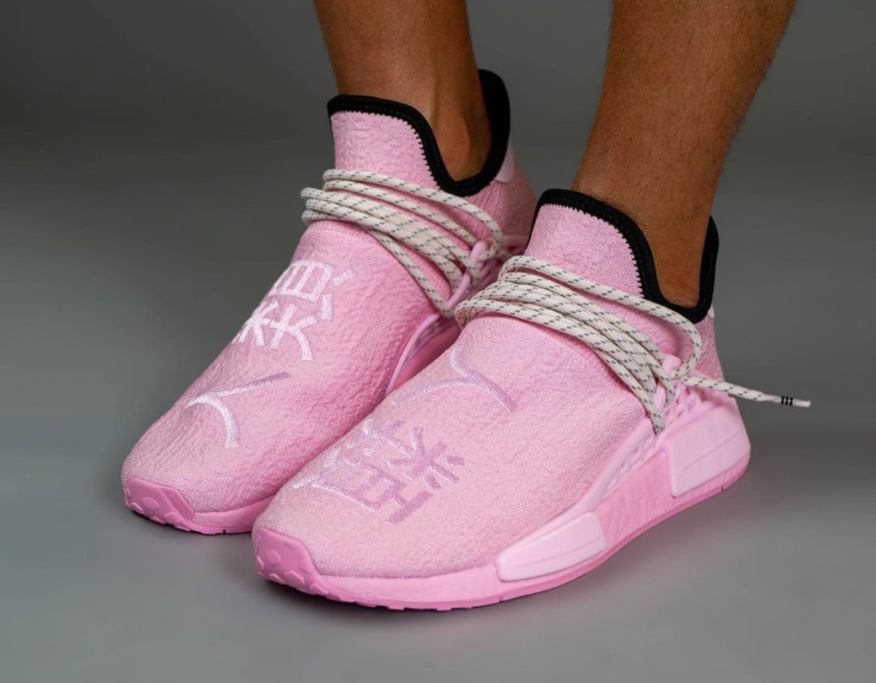 Giày Adidas Pharrell x NMD Human Race 'Pink' GY0088 - Ảnh 4