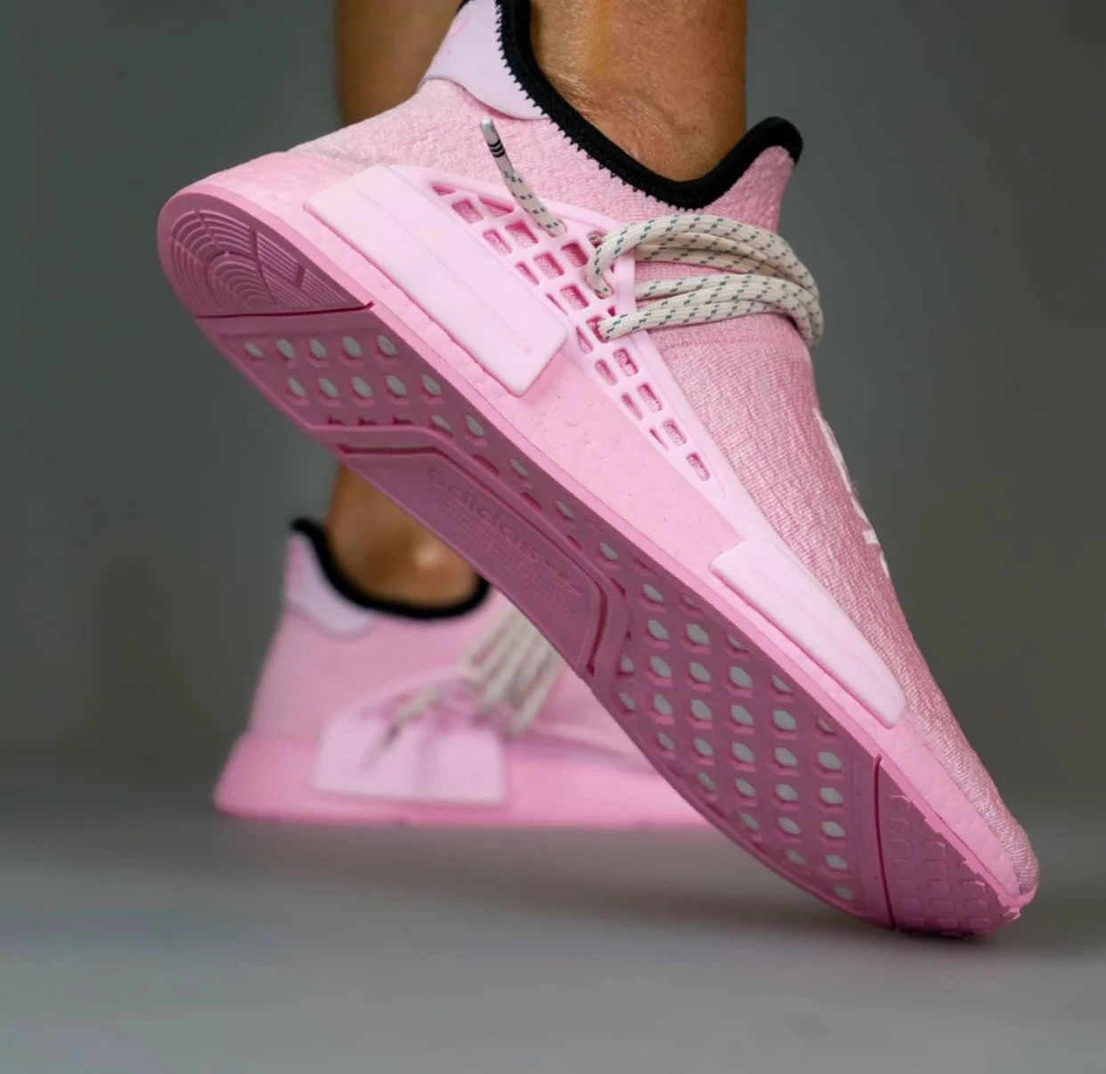 Giày Adidas Pharrell x NMD Human Race 'Pink' GY0088 - Ảnh 2