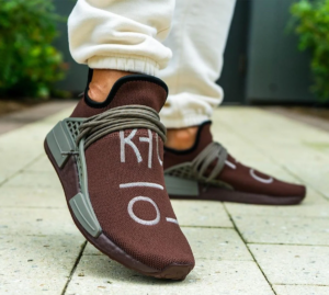 Alternative view of Giày Adidas Pharrell x NMD Human Race 'Chocolate' GY0090